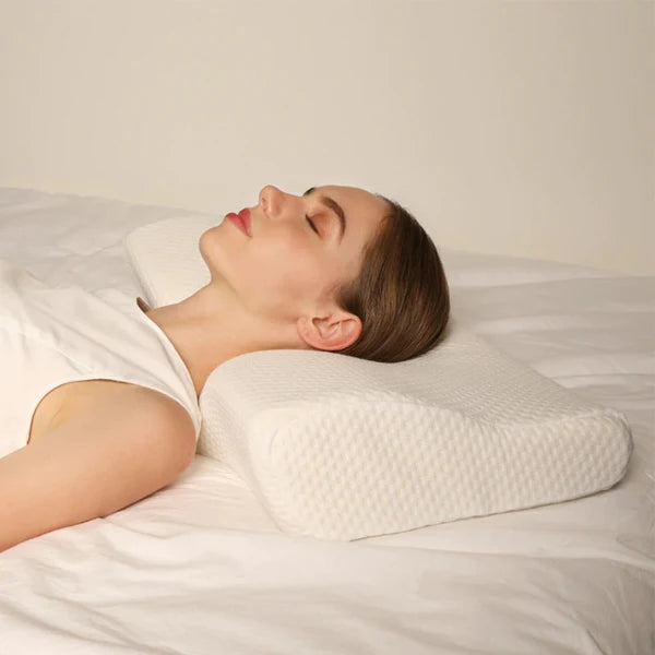 Cloud Dreams Butterfly Shaped Health Cervical Neck Memory Foam Bed Orthopedic Pillow Neck Protection Slow Rebound Memory Pillow